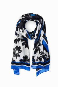 Desigual Arty rectangular floral foulard Naisten Huivit | IXRFA2704