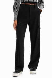Desigual Basic cargo trousers Naisten Leggingsit | WKPQO8694