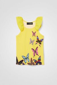 Desigual Butterfly top Tytön T Paidat | PDEAI9681
