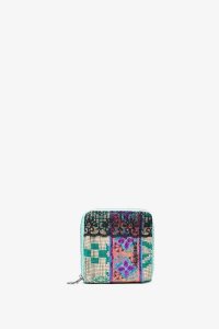 Desigual Coin patch animal, raffia and lace Naisten Lompakko | ETSKC9762