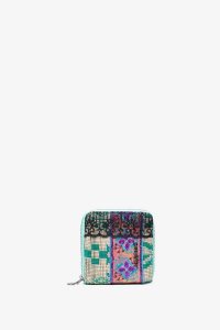 Desigual Coin patch animal, raffia and lace Naisten Lompakko | UFNZB4902