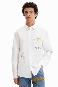 Desigual Contrasting message Miesten Paidat | WKTHP1635