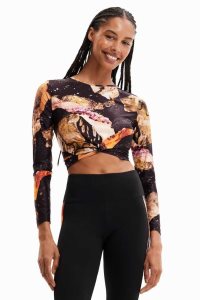 Desigual Cropped mineral Naisten T Paidat | BYOKV5382
