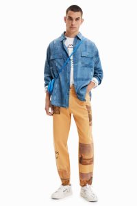 Desigual Denim-effect Miesten Paidat | ZRCTY2896