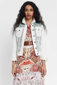 Desigual Denim with sequins Naisten Takki | QGAIR7982