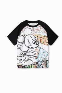 Desigual Disney's Mickey Mouse illustration Poikien T Paidat | VZFOT3916