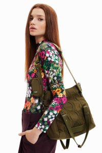 Desigual Embossed circles Naisten Kangaskassit | RTDAC9653