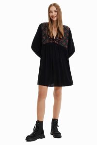 Desigual Embroidered Naisten Mekko | WNPLE7092