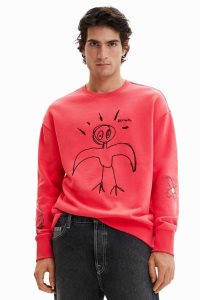 Desigual Embroidered bird Miesten Puserot | YIADQ9268