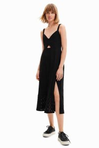 Desigual Embroidered midi Naisten Haalari | BMVYT4109