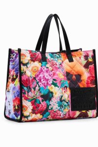 Desigual Extra large floral patchwork Naisten Kangaskassit | SDAJQ3940