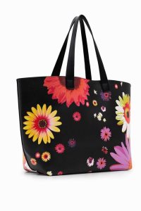 Desigual Extra-large reversible floral shopper Naisten Laukut | QFOYR4198
