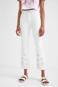 Desigual Flared cropped Naisten Farkut | YMFLU7912