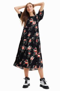 Desigual Floral midi Naisten Haalari | XOQMP0234