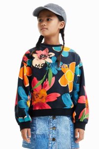 Desigual Floral oversize Tytön Puserot | WYUZA2750