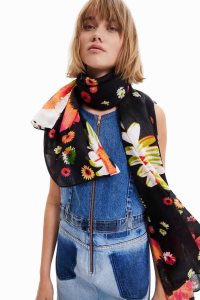Desigual Floral patchwork foulard Naisten Huivit | WSHRK1432