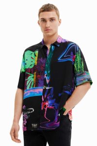 Desigual Fluorescent resort Miesten Paidat | VJHWF2648