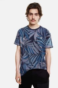 Desigual Hawaiian recycled jacquard Miesten Pikeepaita | YRSAN4512