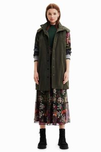 Desigual Hybridi long parka Naisten Takki | TWBGC2731
