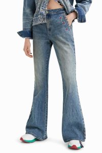 Desigual Johnson Hartig flared Naisten Leggingsit | ZVPFK7650