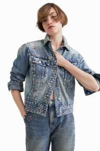Desigual Johnson Hartig studded denim Naisten Takki | AFHIV3825