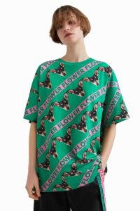 Desigual Johnson Hartig unisex oversize Naisten T Paidat | BLKYF3762