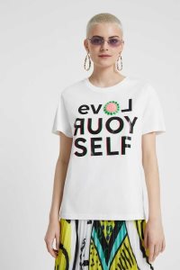 Desigual LOVE YOURSELF Naisten T Paidat | XCLPE5326