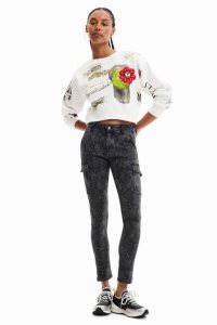 Desigual Laiha cargo Naisten Farkut | CWSNR0542