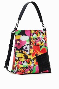 Desigual Large floral patchwork bucket Naisten Laukut | AXZLG4067