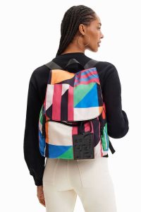Desigual Large geometric Naisten Reppu | GJMQV5283