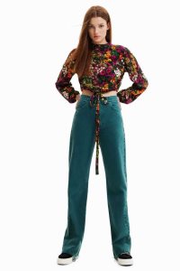 Desigual Leveät leg Naisten Farkut | VTJPN9348