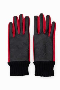 Desigual Logo gloves Naisten Hatut | FDKXY6973