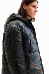 Desigual Long puffer coat Miesten Takit | AZYNG6795