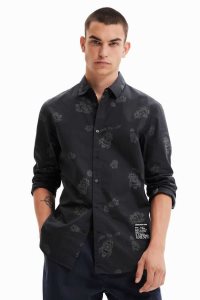 Desigual Long-sleeve bees Miesten Paidat | SJHUF3579