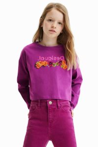 Desigual Lyhyt flower Tytön T Paidat | UVTRO5831