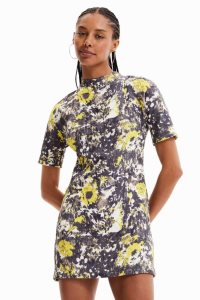Desigual Lyhyt mineral knit Naisten Haalari | BLXEA1369