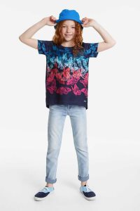 Desigual Lyhyt multicolour butterflies Tytön T Paidat | NWXLT6013