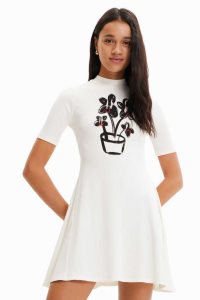 Desigual Lyhyt plant skater Naisten Haalari | CSHYE3604