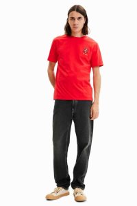 Desigual Lyhyt-sleeve bird Miesten Pikeepaita | NOATD9630
