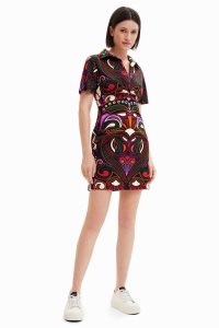 Desigual Lyhyt slim retro Naisten Mekko | OYSEA6278