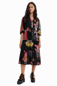 Desigual M. Christian Lacroix long Naisten Haalari | ZEXGR5719