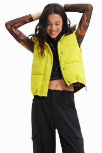 Desigual M. Christian Lacroix short gilet Naisten Puffer Takki | CIODG1574