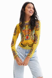Desigual M. Christian Lacroix tulle tapestry Naisten T Paidat | HCPYV5278