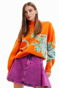 Desigual Maitrepierre oversize mantis pullover Naisten Neulepuserot | JRVYG2759