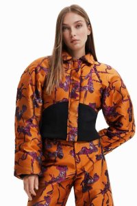 Desigual Maitrepierre short bomber Naisten Puffer Takki | ROSVQ5461