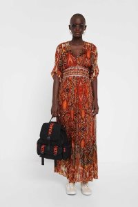 Desigual Mekko with African friezes Naisten Haalari | GNEBZ4910