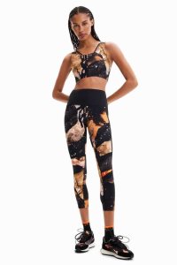 Desigual Mineral-effect print Naisten Leggingsit | TKWAC4758