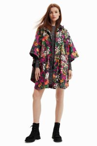 Desigual Mini floral raincoat Naisten Ponchot | GWXKZ9376