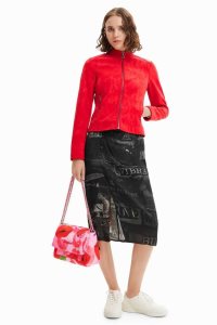 Desigual Mokka-effect biker Naisten Takki | SATYR1427