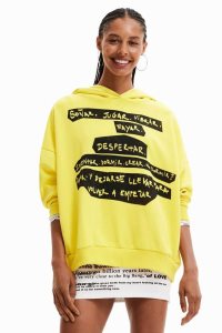 Desigual Oversize leopard print sweatshirt Naisten Neulepuserot | SJNTC1425